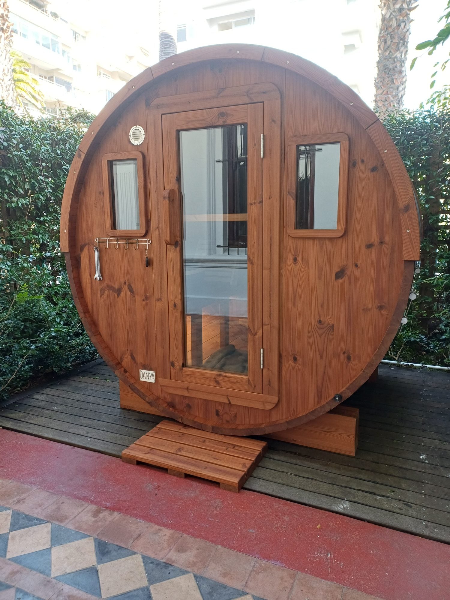 The finished barrel at The Winchester Hotel